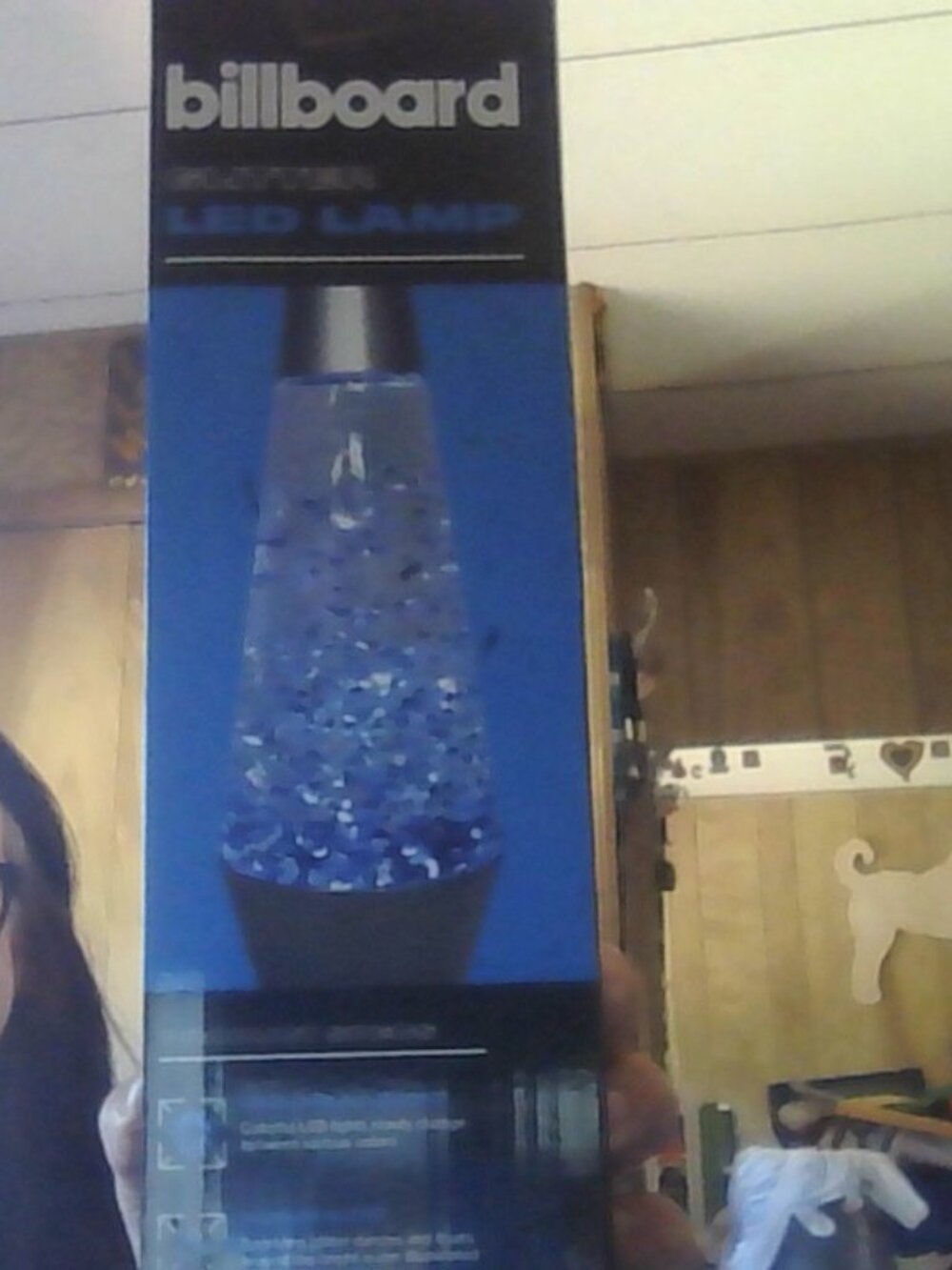Billboard Color Changing LED Glitter Lamp Novelty Light - New In Box